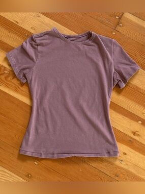 Organic Basics Short Sleeve Stretch Knit Tee Small